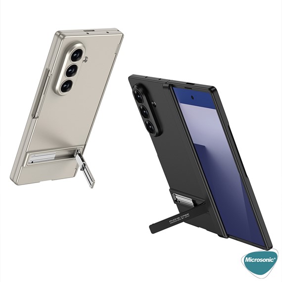 Microsonic Samsung Galaxy Z Fold 7 Kılıf Fusion Stand Yeşil 5