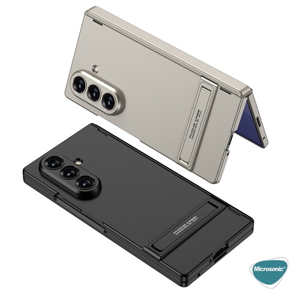 Microsonic Samsung Galaxy Z Fold 7 Kılıf Fusion Stand Yeşil 6