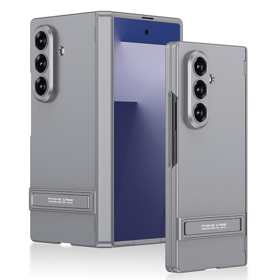 Microsonic Samsung Galaxy Z Fold 7 Kılıf Fusion Stand Gri 1