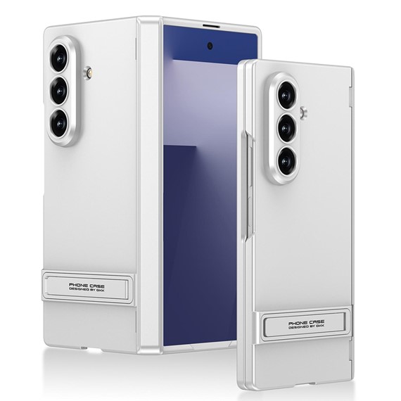 Microsonic Samsung Galaxy Z Fold 7 Kılıf Fusion Stand Gümüş 1