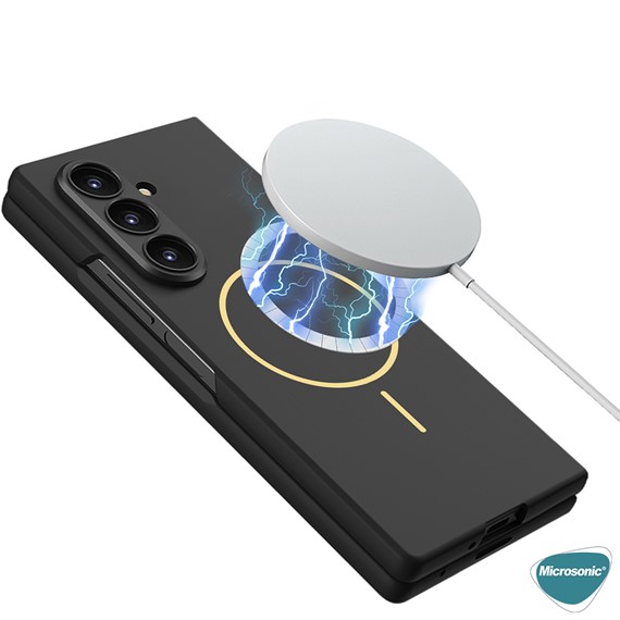 Microsonic Samsung Galaxy Z Fold 7 Kılıf Shape Hard MagSafe Bej 5