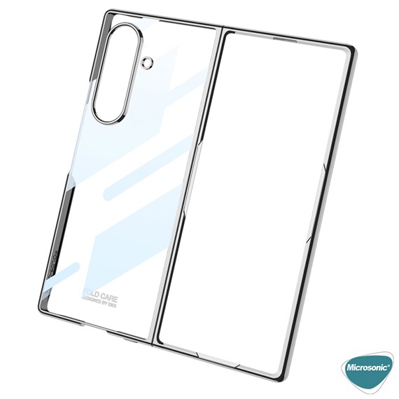 Microsonic Samsung Galaxy Z Fold 7 Kılıf Shell Platinum Şeffaf 4