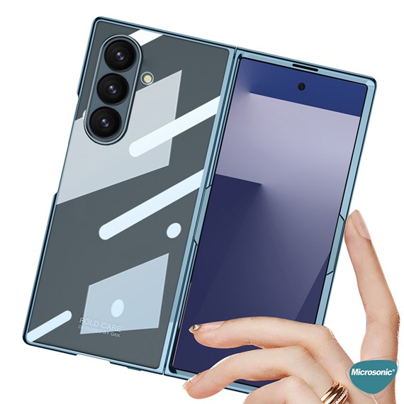 Microsonic Samsung Galaxy Z Fold 7 Kılıf Shell Platinum Şeffaf 7