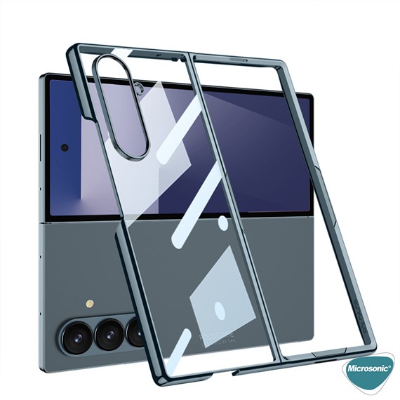 Microsonic Samsung Galaxy Z Fold 7 Kılıf Shell Platinum Yeşil 2