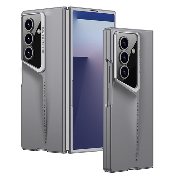 Microsonic Samsung Galaxy Z Fold 7 Kılıf Sports Armor Gri 1