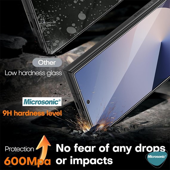 Microsonic Samsung Galaxy Z Fold 7 Privacy 5D Gizlilik Filtreli Cam Ekran Koruyucu Siyah 5