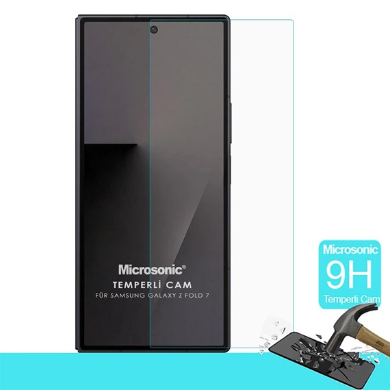 Microsonic Samsung Galaxy Z Fold 7 Tempered Glass Cam Ekran Koruyucu 2