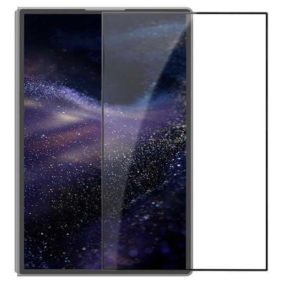 Microsonic Samsung Galaxy Z Fold 8 Tam Kaplayan Temperli Cam Ekran Koruyucu Siyah 1