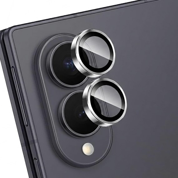 Microsonic Samsung Galaxy Z Fold 8 Tekli Kamera Lens Koruma Camı Gümüş 1