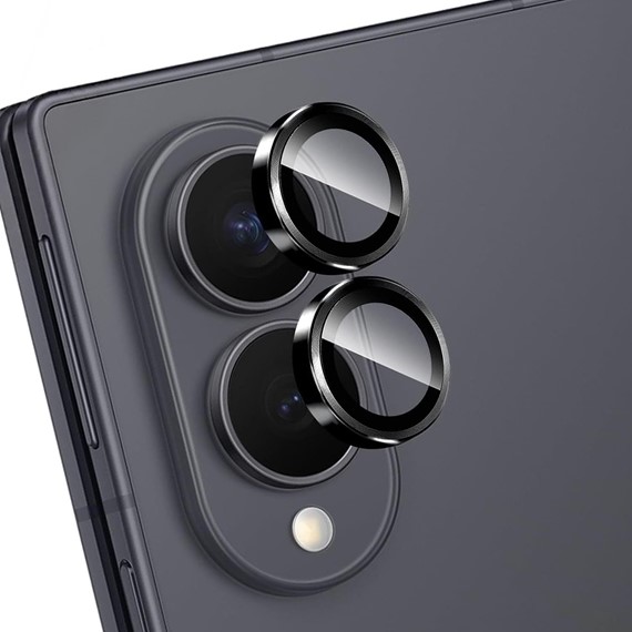 Microsonic Samsung Galaxy Z Fold 8 Tekli Kamera Lens Koruma Camı Siyah 1