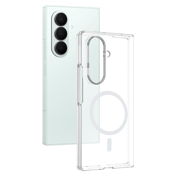 Microsonic Samsung Galaxy Z Fold 8 Ultra Kılıf MagSafe Clear Sararmaz Şeffaf 3