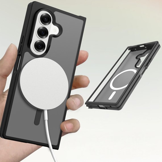 Microsonic Samsung Galaxy Z Fold 8 Ultra Kılıf Matte FrostMag Siyah 3