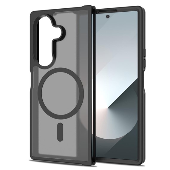 Microsonic Samsung Galaxy Z Fold 8 Ultra Kılıf Matte FrostMag Siyah 1