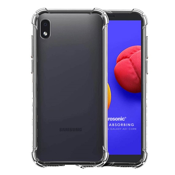 Microsonic Samsung Galaxy A01 Core Kılıf Shock Absorbing Şeffaf 1