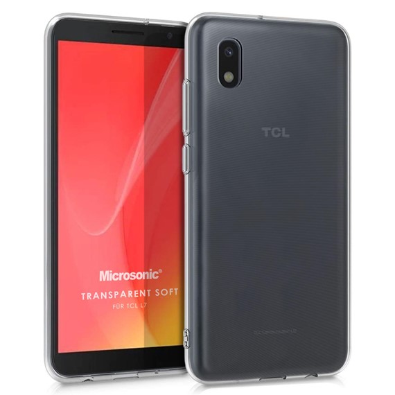 Microsonic TCL L7 Kılıf Transparent Soft Şeffaf 1