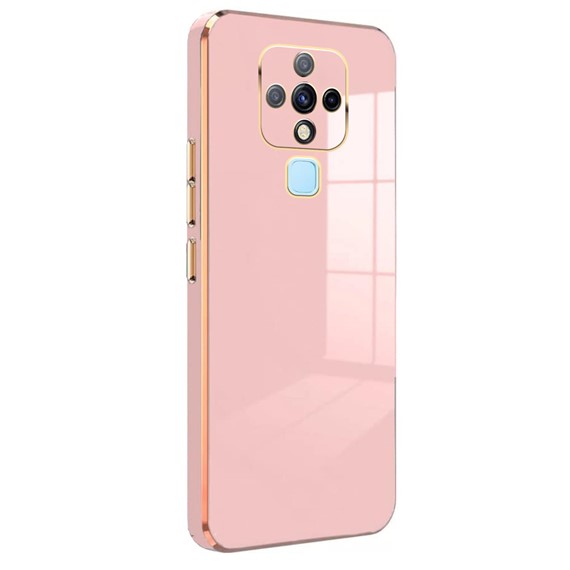 Microsonic TECNO Camon 16 Kılıf Olive Plated Pembe 1