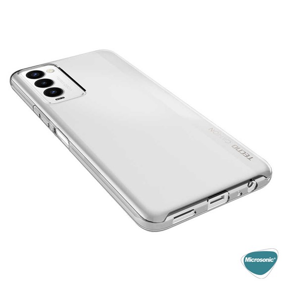 Microsonic TECNO Camon 18 Kılıf Transparent Soft Şeffaf 3