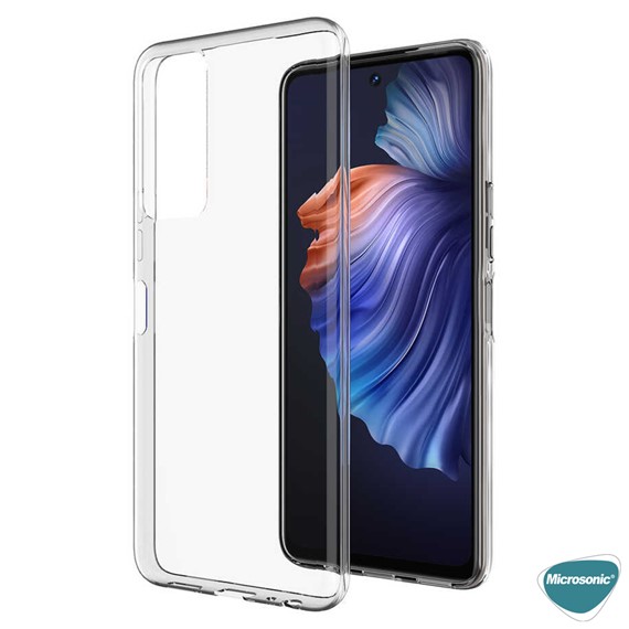 Microsonic TECNO Camon 18 Kılıf Transparent Soft Şeffaf 5