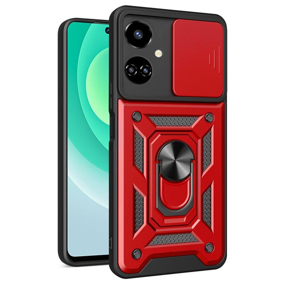 Microsonic TECNO Camon 19 Neo Kılıf Impact Resistant Kırmızı 1