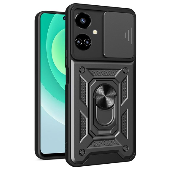 Microsonic TECNO Camon 19 Kılıf Impact Resistant Siyah 1