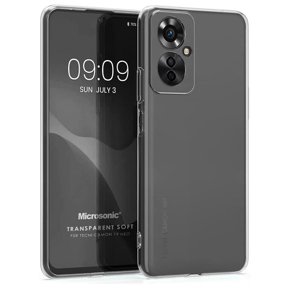 Microsonic TECNO Camon 19 Neo Kılıf Transparent Soft Şeffaf 1