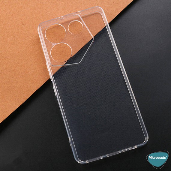 Microsonic TECNO Camon 20 Pro 5G Kılıf Transparent Soft Şeffaf 2