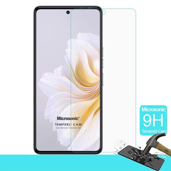 Microsonic TECNO Camon 20 Tempered Glass Cam Ekran Koruyucu 2