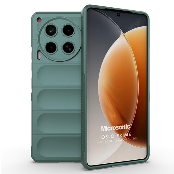 Microsonic TECNO Camon 30 Kılıf Oslo Prime Yeşil 1