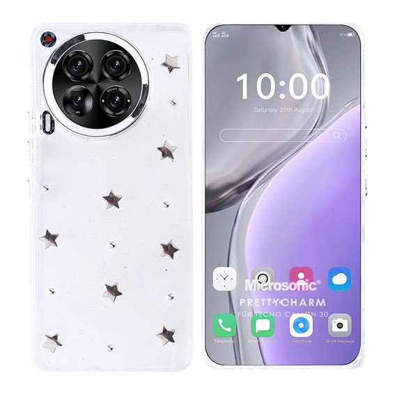 Microsonic TECNO Camon 30 Kılıf PrettyCharm Star 1