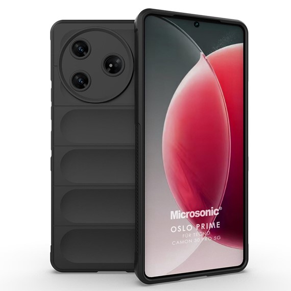Microsonic TECNO Camon 30 Pro 5G Kılıf Oslo Prime Siyah 1