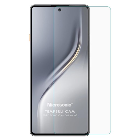 Microsonic TECNO Camon 40 4G Tempered Glass Cam Ekran Koruyucu 1