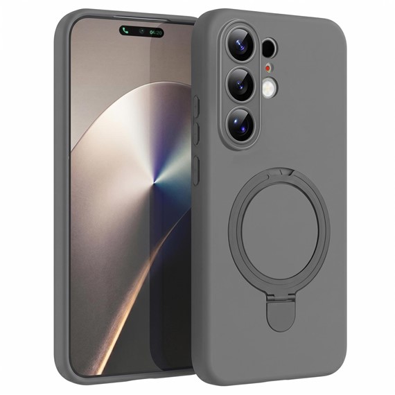 Microsonic TECNO Camon 50 Pro Kılıf Aura Stant MagSafe Gri 1