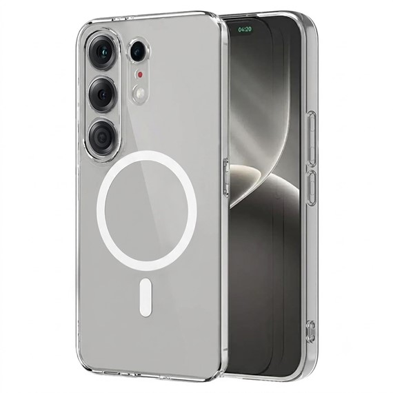 Microsonic TECNO Camon 50 Pro Kılıf MagSafe Clear Sararmaz Şeffaf 1