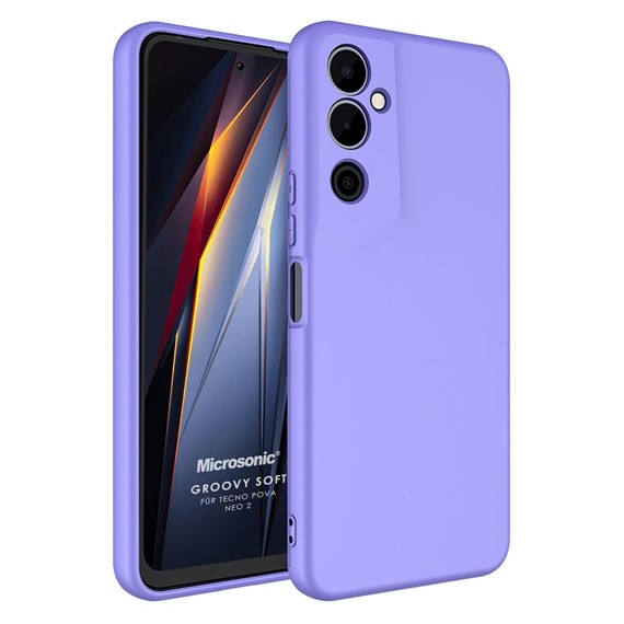 Microsonic TECNO Pova Neo 2 Kılıf Groovy Soft Lila 1