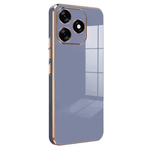 Microsonic TECNO Spark 10 4G Kılıf Olive Plated Lavanta Grisi 1