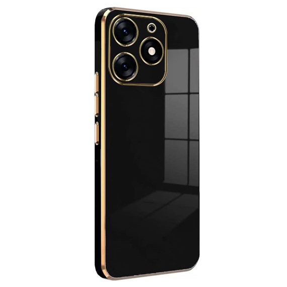 Microsonic TECNO Spark 10 Pro Kılıf Olive Plated Siyah 1