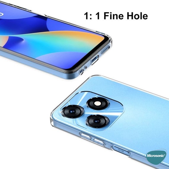 Microsonic TECNO Spark 20C Kılıf Transparent Soft Şeffaf 3