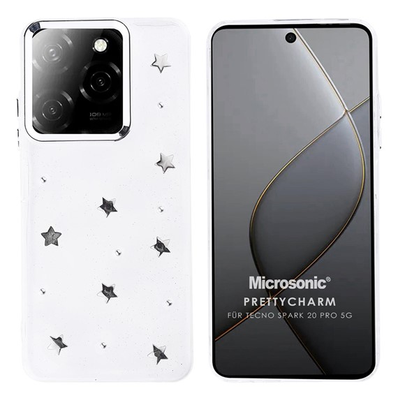 Microsonic TECNO Spark 20 Pro Kılıf PrettyCharm Star 1