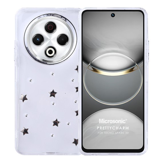 Microsonic TECNO Spark 30 4G Kılıf PrettyCharm Star 1