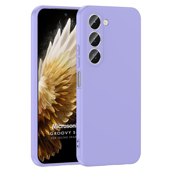 Microsonic TECNO Spark 40 Pro Kılıf Groovy Soft Lila 1