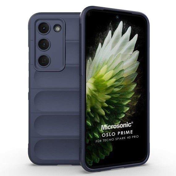 Microsonic TECNO Spark 40 Pro Kılıf Oslo Prime Lacivert 1