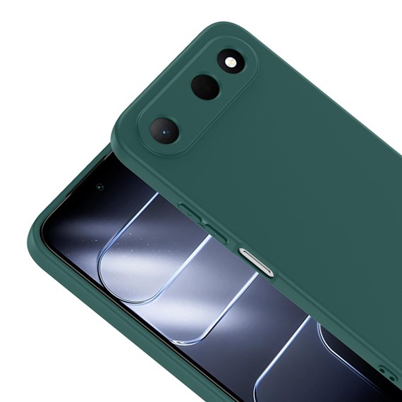 Microsonic TECNO Spark 50 5G Kılıf Groovy Soft Koyu Yeşil 3