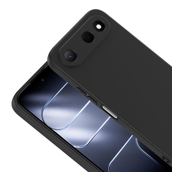 Microsonic TECNO Spark 50 5G Kılıf Groovy Soft Siyah 3