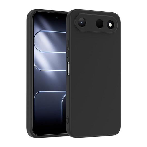 Microsonic TECNO Spark 50 5G Kılıf Groovy Soft Siyah 1