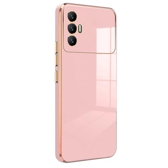 Microsonic TECNO Spark 8 Pro Kılıf Olive Plated Pembe 1