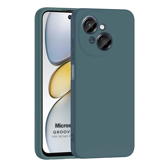 Microsonic TECNO Spark Go 1 Kılıf Groovy Soft Koyu Yeşil 1