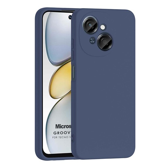 Microsonic TECNO Spark Go 1 Kılıf Groovy Soft Lacivert 1