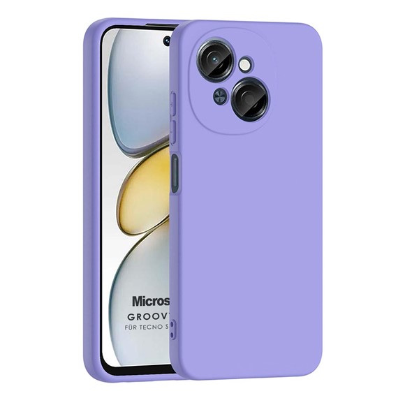 Microsonic TECNO Spark Go 1 Kılıf Groovy Soft Lila 1