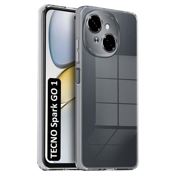 Microsonic TECNO Spark Go 1 Kılıf Transparent Soft Şeffaf 1