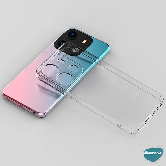 Microsonic TECNO Spark Go 2023 Kılıf Transparent Soft Şeffaf 2